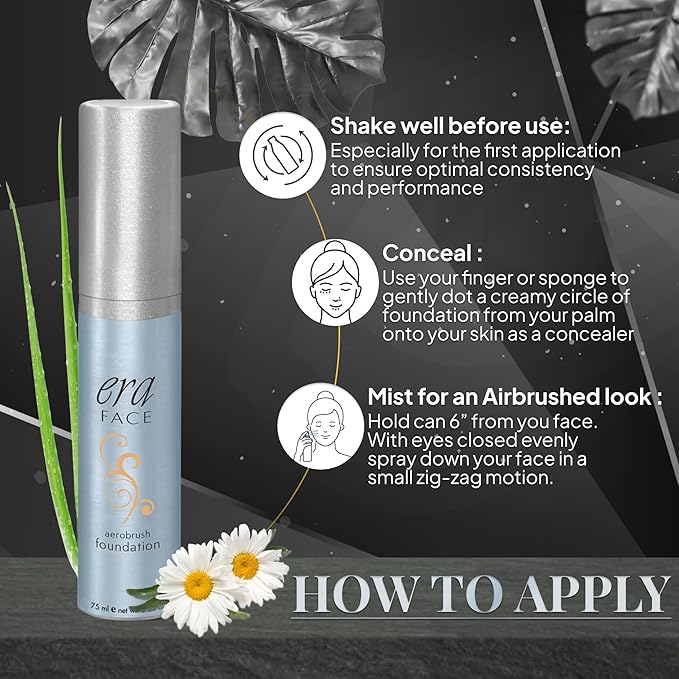 ERA Face spray makeup (R6 Ginger, ) - Era Beauty 2.25 oz