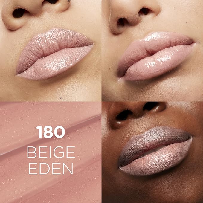 L'Oreal Paris Glow Paradise Hydrating Balm-in-Lipstick with Pomegranate Extract, Beige Eden, 0.1 Oz