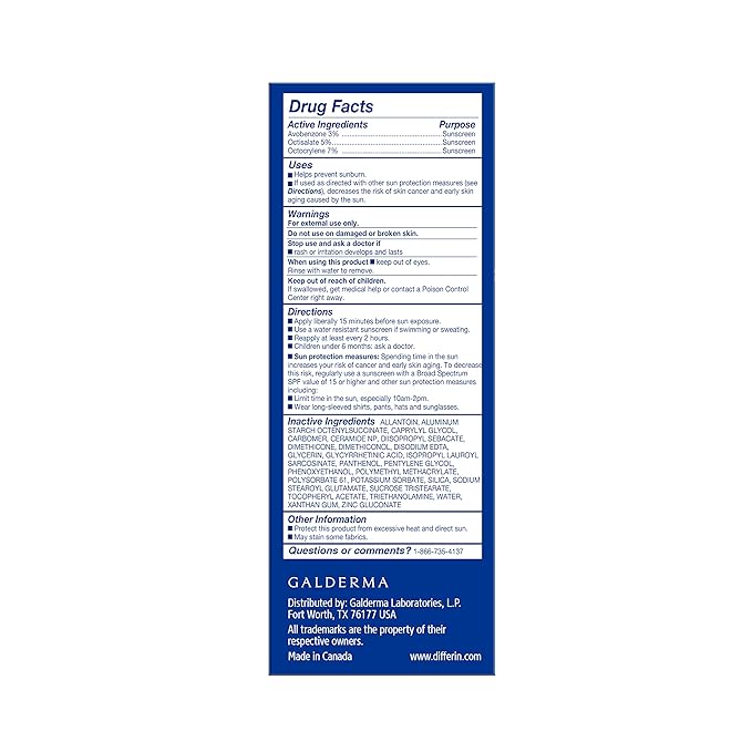 Differin Oil Absorbing Moisturizer with SPF 30, Sunscreen for Face by the makers of Differin Gel, Gentle Skin Care for Acne Prone Sensitive Skin, 4 oz (Packaging May Vary)