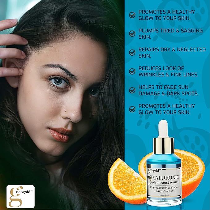 Hydrating hyaluronic acid serum for