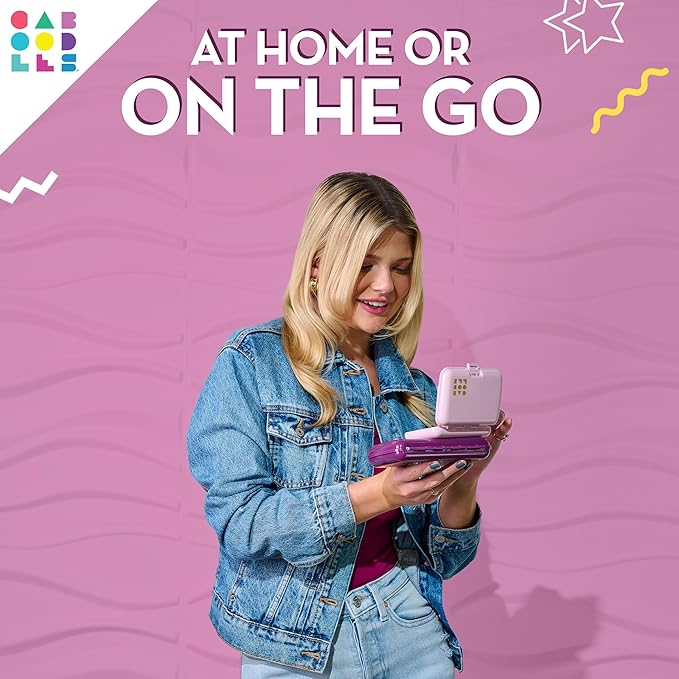 Caboodles Care Pack + Lil Bit Set, Pink & Violet, Travel Organizers for Makeup, Snap-Tight Latch for Mess-Free Travel, Compact Size