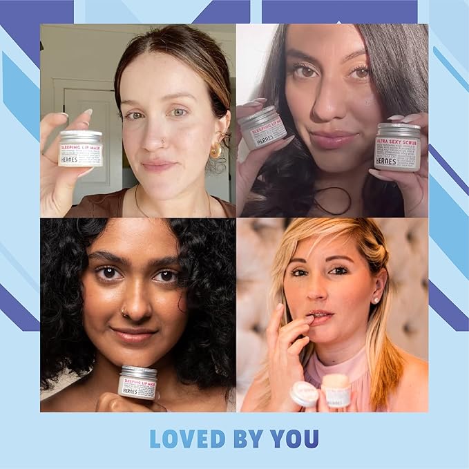 Handmade Heroes 100% Natural Lip Scrub,