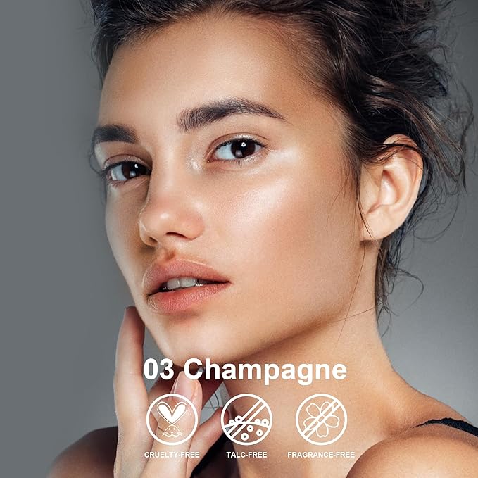 FV Cream Highlighter Stick, Blendable & Long Lasting 03 Champagne