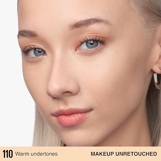 Maybelline Super Stay Lumi-Matte Foundation, Lightweight and Buildable Full Coverage Foundation Makeup For Up To 30HR Wear, 110, 1 Count