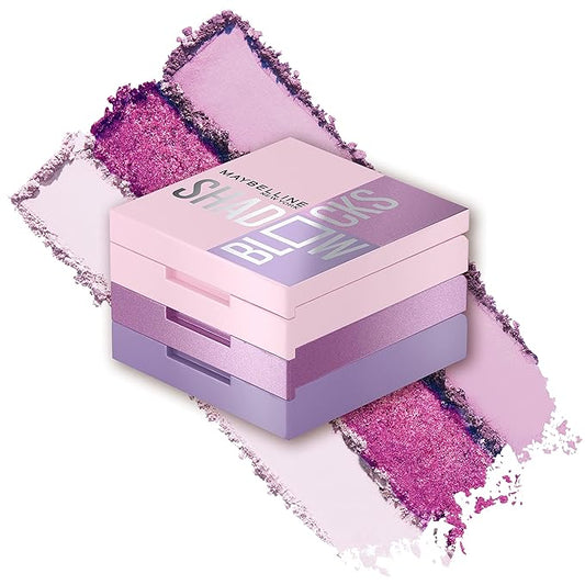 Maybelline New York Shadow Blocks Shadow Blocks Eyeshadow Palette, Stacked Eye Shadow Trio, Broadway & Prince St, 0.08 oz