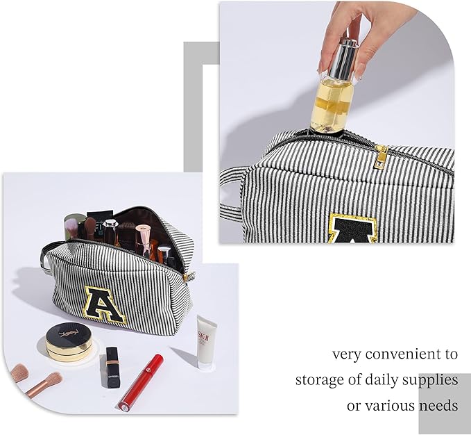 YOOLIFE Initial Makeup Bag -