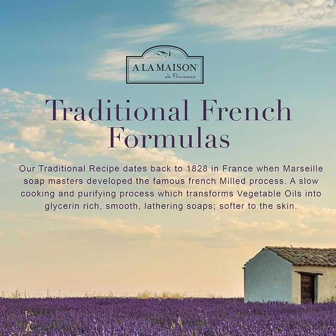 A LA MAISON French Liquid Hand Soap, Plumeria - Natural Hand Wash Made with Essential Oils - Biodegradable, Plant-Based, Vegan, Cruelty-Free, Alcohol & Paraben Free (16.9 oz, 2 Pack)