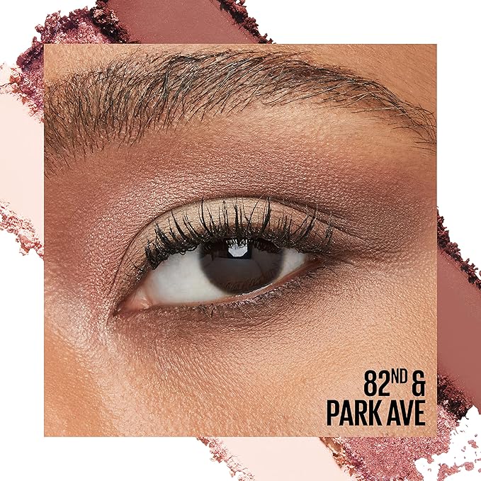 Maybelline New York Shadow Blocks Shadow Blocks Eyeshadow Palette, Stacked Eye Shadow Trio, 82nd & Park Ave, 0.08 oz