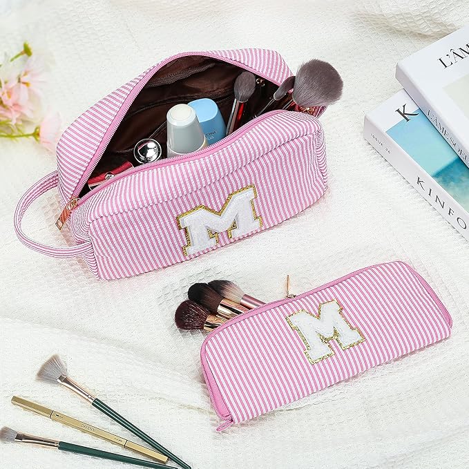 YOOLIFE Initial Cosmetic Bag for