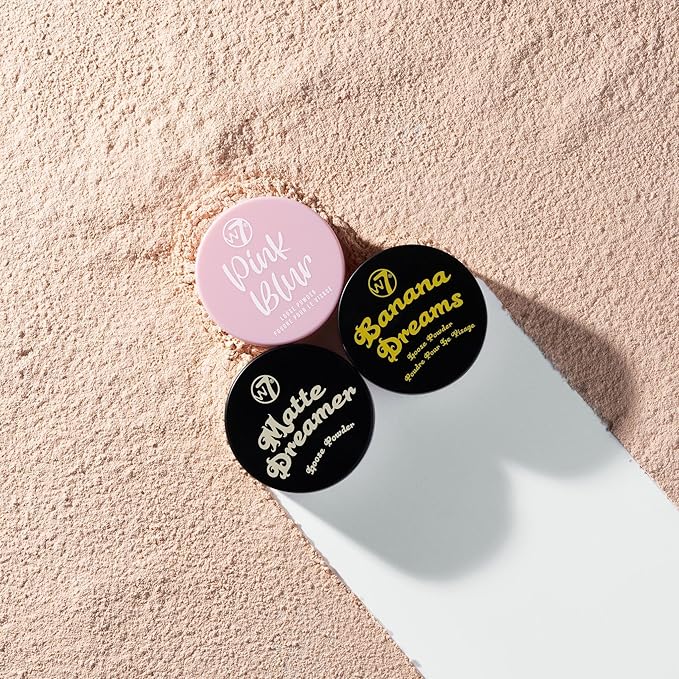 W7 Loose Face Powder Trio - 3 Piece Flawless Makeup