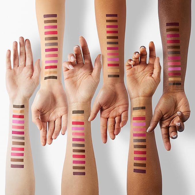 Beauty Spot 12 Colors Retractable Waterproof Lip Liner Set, Roll It Up Auto Lip Pencil, Long Lasting Fade Resistant