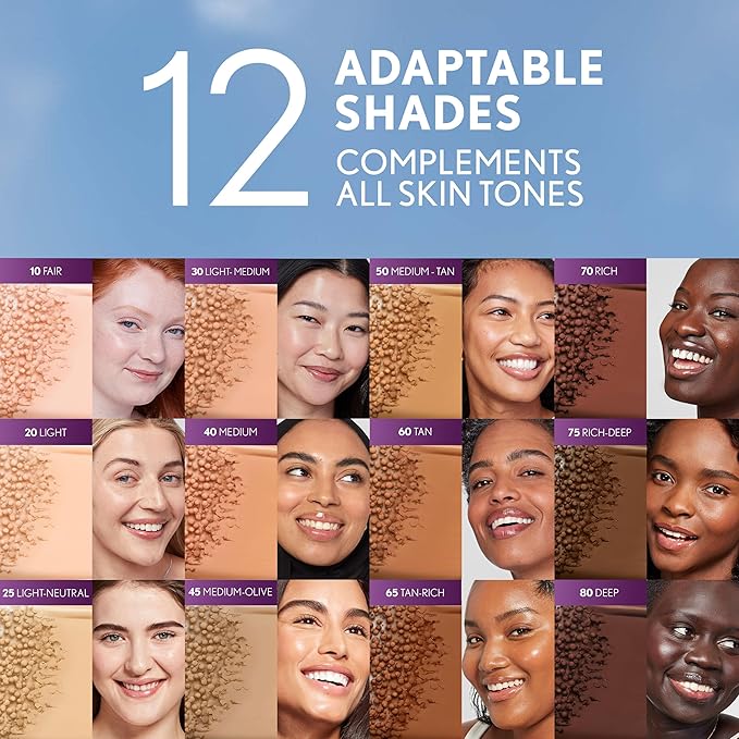 Covergirl Simply Ageless Skin Perfector Essence Foundation, 40 Medium, Tinted Skin Perfector, Skincare Makeup Hybrid, Sheer Tint, Radiant Finish, Skin-Like Finish, Vegan Formula, 1.0oz