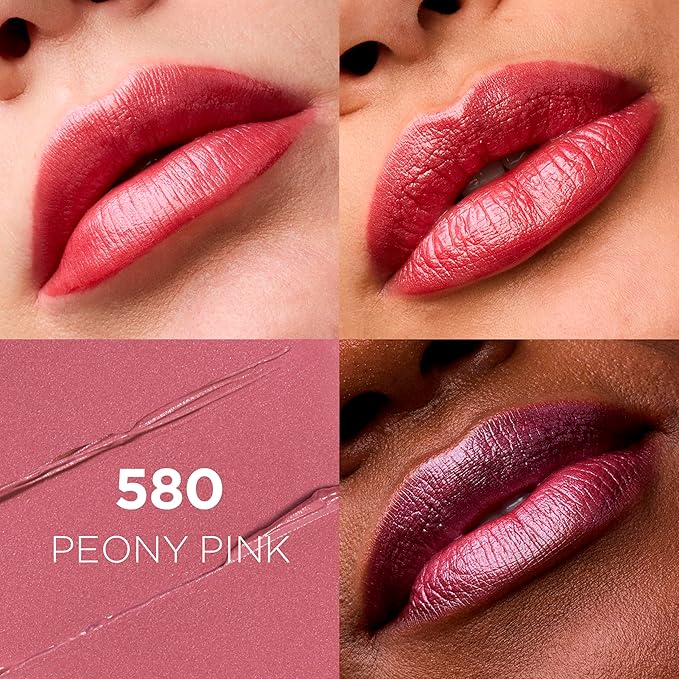 L’Oréal Paris Colour Riche Original Creamy, Hydrating Satin Lipstick with Argan Oil and Vitamin E, Peony Pink , 1 Count