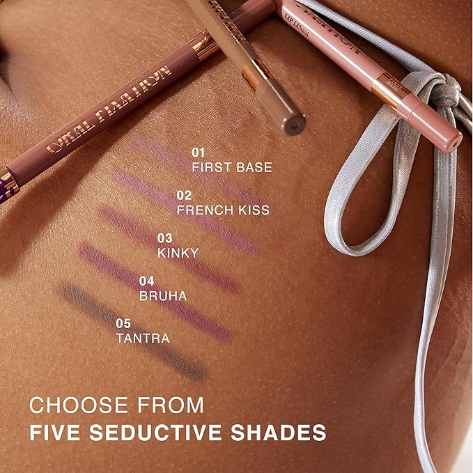 Long-Lasting & Waterproof Lip Liner Pencil – Oral Fixation – Precision Application with Sharpenable Tip (BRUHA)