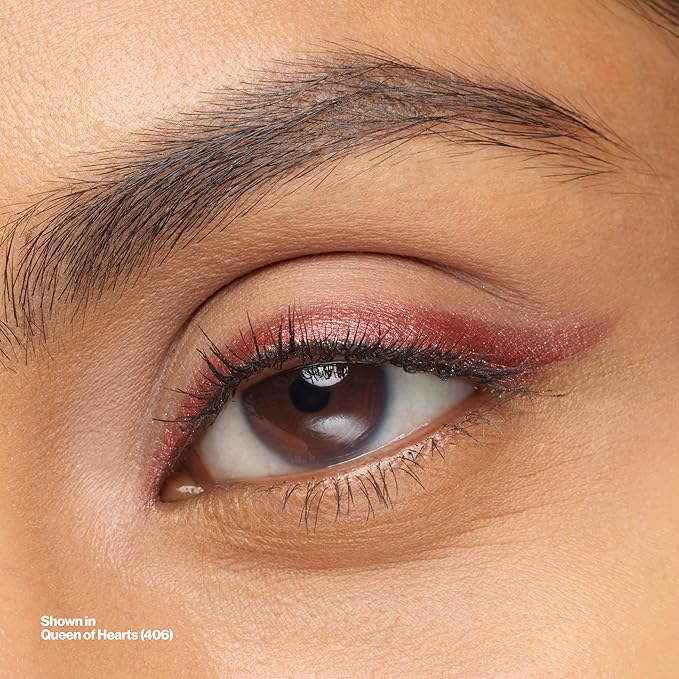 REVLON ColorStay Multiplayer Liquid-Glide Eye Pencil, Multi-Use Eye Makeup With Blending Brush, Blends Then Sets, Creamy Texture, Waterproof, Smudge-proof, Longwearing, 406 Queen of Hearts, 0.03 oz