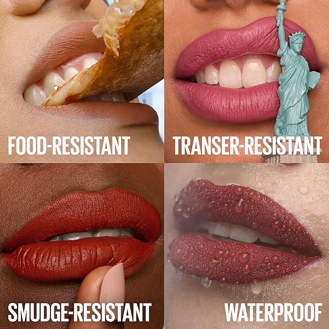 Maybelline Super Stay Matte Ink Liquid Lipstick Makeup, Long Lasting High Impact Color, Up to 16H Wear, Dancer, Brick Red, 1 Count, Packaging May Vary