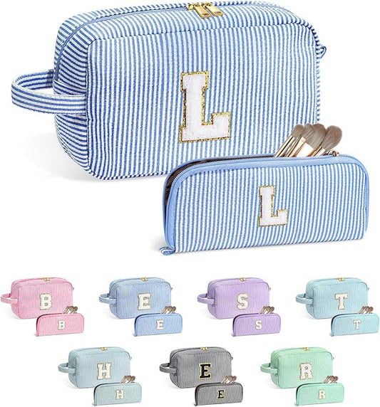 YOOLIFE Initial Makeup Bag for