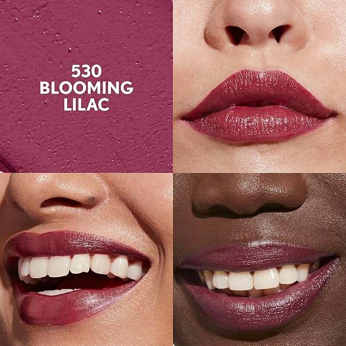 COVERGIRL Clean Lip Color, Blooming Lilac, Satin Finish, Squalane, Avocado & Aloe, Carmine-Free, Non-Drying, 0.12oz