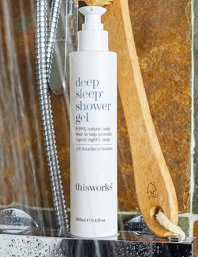 THISWORKS deep sleep shower gel: Calms the Mind and Protects the Skin, 8.4 fl oz (250ml)
