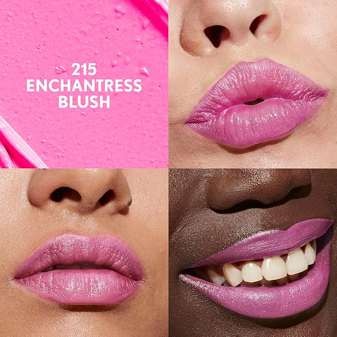 COVERGIRL Clean Lip Color, Enchantress Blush, Satin Finish, Squalane, Avocado & Aloe, Carmine-Free, Non-Drying, 0.12oz