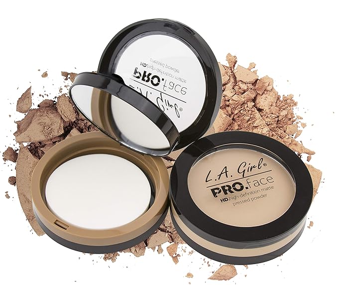 L.A. Girl Pro Face HD Matte Pressed Powder, 3) (GPP613)
