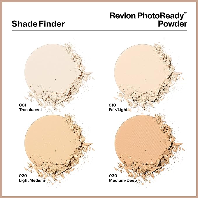 Revlon Translucent Powder, PhotoReady Blurring Face Makeup, Lightweight 001 Translucent, 0.25 Oz