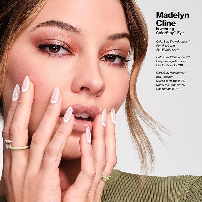 REVLON ColorStay Multiplayer Liquid-Glide Eye Pencil, Multi-Use Makeup With Blending Brush, Blends Then Sets, Creamy Texture, Waterproof, Smudge-proof, Longwearing, 401 Checkmate, 0.03 Oz