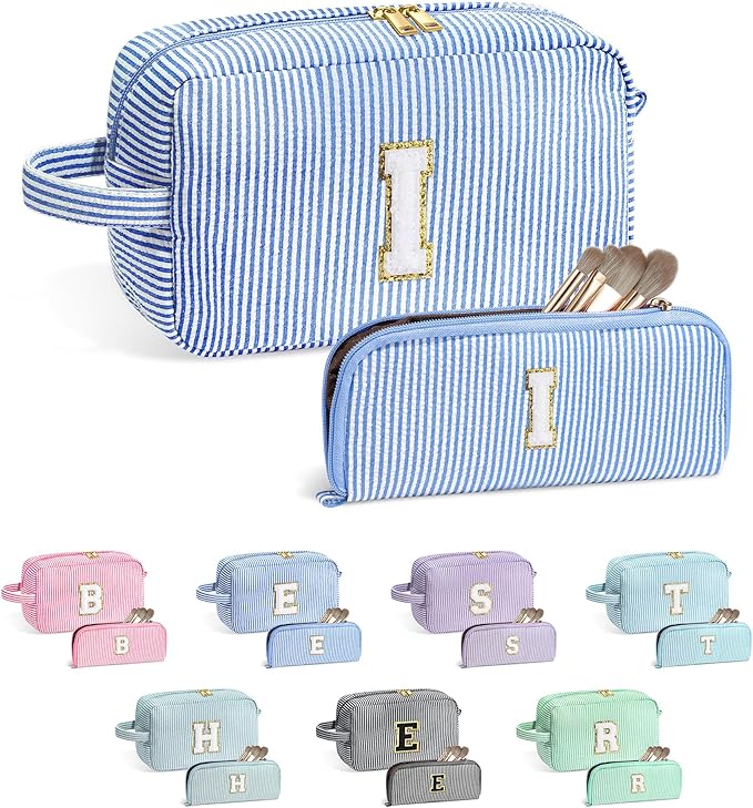 YOOLIFE Initial Makeup Bag for