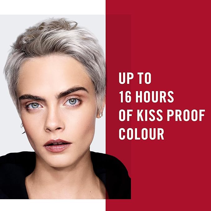 Rimmel London Provocalips 16hr Kiss-Proof Lip Color - Two-Step Liquid Lipstick to Lock in Color and Shine - 570 Firecracker, .14 fl.oz.