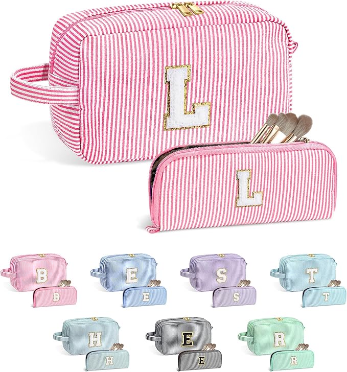 YOOLIFE Initial Makeup Bag for
