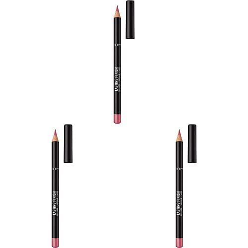 Rimmel Lasting Finish 8HR Lip Liner, 120 Pink Candy, Pack of 1 (Pack of 3)