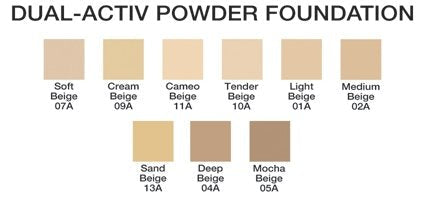 Jolie Dual-Activ Matte Finish Pressed Powder Foundation (Medium (Medium Beige)