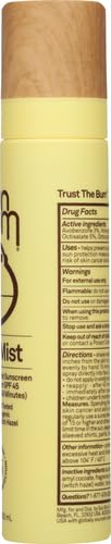 Sun Bum Original SPF 45 Sunscreen Mist - Broad Spectrum Moisturizing Facial Sunscreen Spray with Vitamin E - Hawaii 104 Act Compliant (Made without Octinoxate & Oxybenzone) - Travel Friendly - 3.4 oz