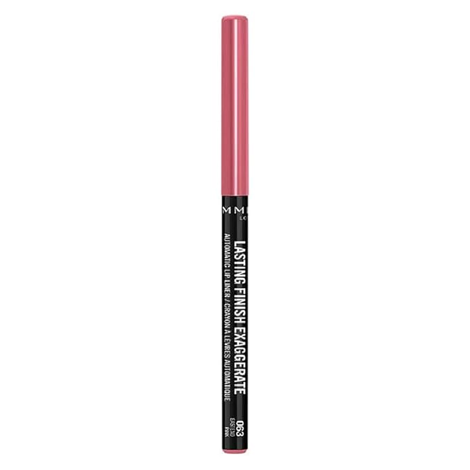 Rimmel Lasting Finish Exaggerate Automatic Lip Liner - Rich, Smooth Formula, Long Lasting - 63 Eastend Pink, .01oz