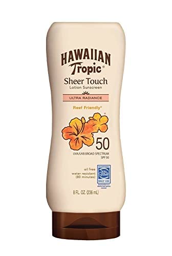 Hawaiian Tropic Sheer Touch Lotion SPF 50 Sunscreen-8 oz