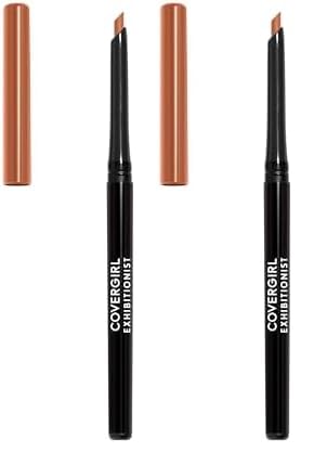 COVERGIRL Exhibitionist Lip Liner, Caramel Nude 205, 0.012 Ounce (Pack of 2)