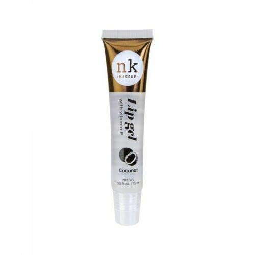 5 PACK NK Lip Gel with Vitamin E Coconut, Rose Hip, Argan, Aloe and Mint Lip Gloss by Nicka K New York