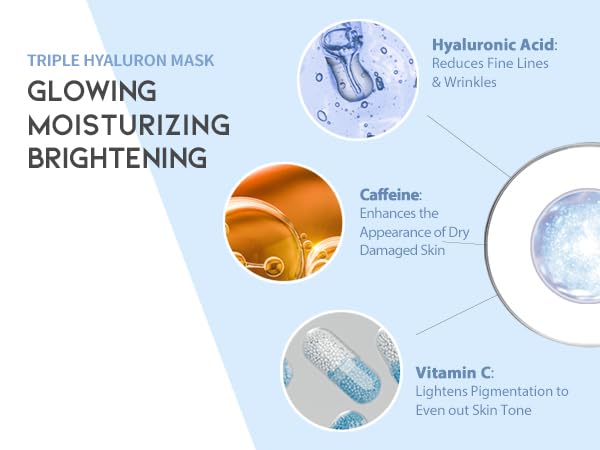 Triple Hyaluron Hydrating Mask for Dry and Sensitive C 10EA