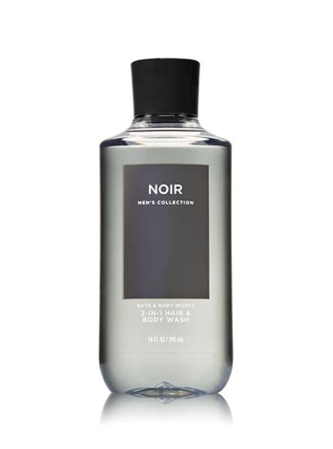 Bath & Body Works, Signature Collection 2-in-1 Hair + Body Wash, Noir For Men, 10 Ounce