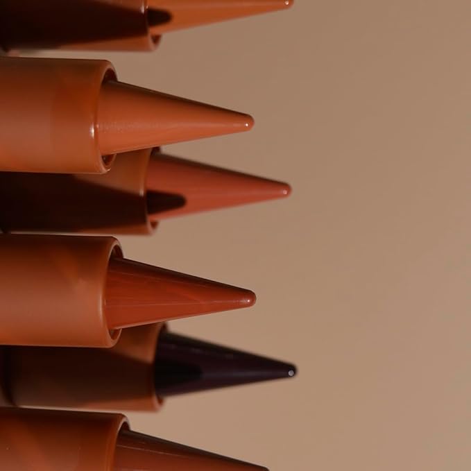 2-in-1 Gradient Lip Liner and Lipstick Lip Combo Set - Achieve Flawless Contour and Gradual Ombre Effect with Easy-to-Use Crayon Form and Cone Tip (02# Dusk, 1 Count (Pack of 1))