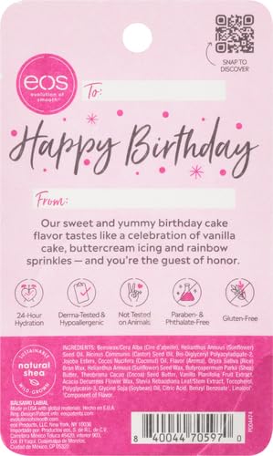 eos Natural Shea Lip Balm- Birthday