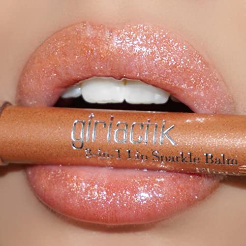 Girlactik 3-in-1 Lip Sparkle Balm, Flirty .09 Oz Girlactik