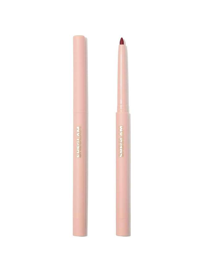 SHEGLAM Lip Liner Creamy Matte Pencil High Pigment Not Easy to Fade Silky Smooth Matte Contour Tint Lip Makeup-Crimson