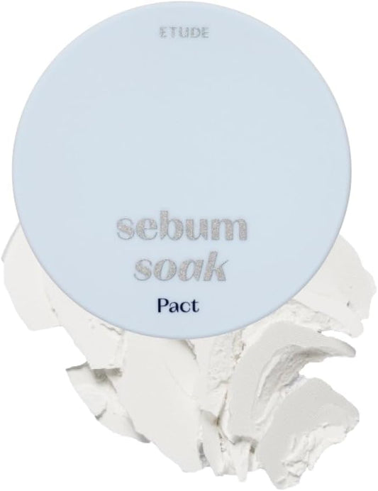 ETUDE Sebum Soak Pact (23AD) | Facial Oil | K-Beauty