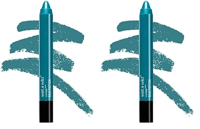 wet n wild Color Icon Cream Eyeshadow Makeup Multi-Stick Teal Not So Calm Waters (Pack of 2)