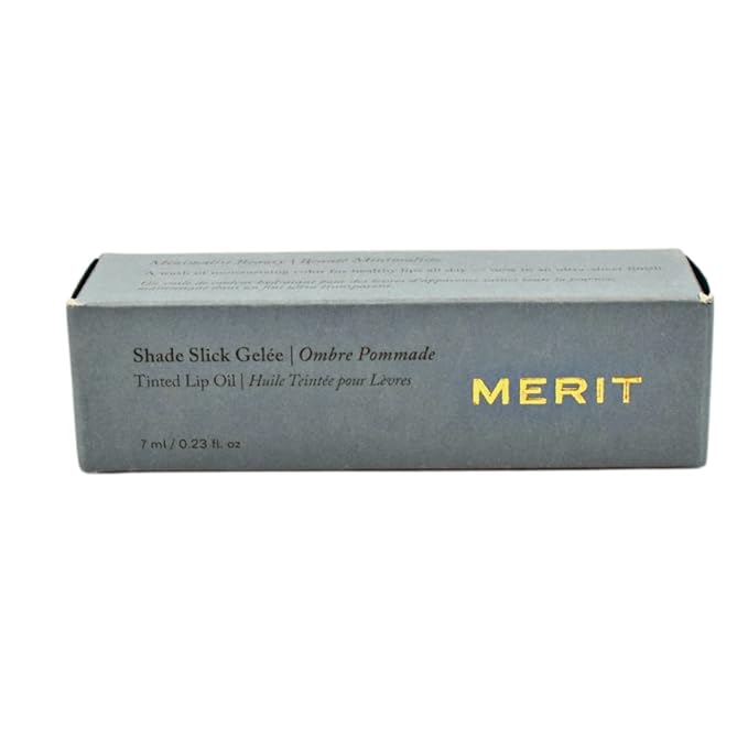 MERIT Shade Slick Gelée Sheer Tinted Lip Oil Gelée