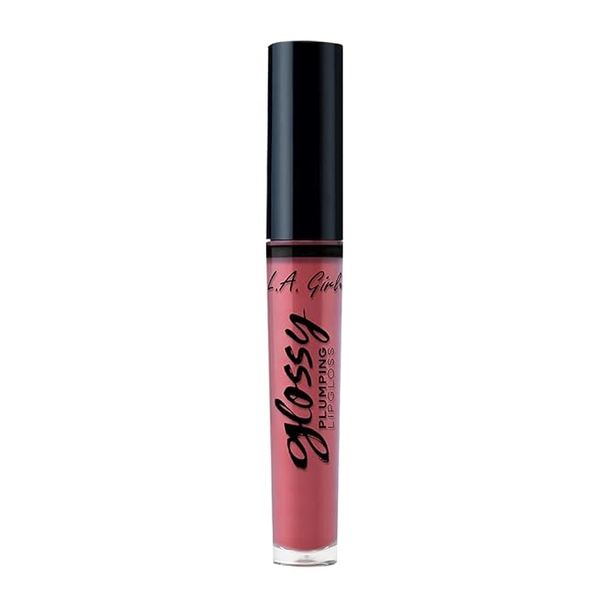 L.A. Girl Glossy Plumping Lipgloss- Pink Up, 0.17 Fl Oz
