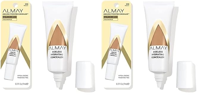 Almay Anti-Aging Concealer, Face Makeup with Hyaluronic Acid, of 2)