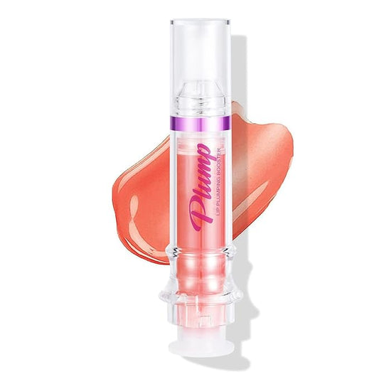 6 Colors Lip Plumper, Hydrating & Smooth Lip Wrinkles, Enhancing Plump Effect for Fuller Lips High Shine Lip Glaze Long Lasting Nourishing Lip Plumper for Women Girls (# 06)