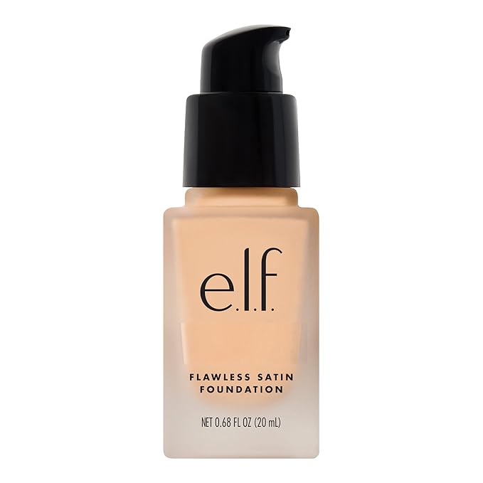 e.l.f. Flawless Finish Foundation, Improves Uneven Skin Tone, Lightweight, Medium Coverage & Semi-Matte, Vegan & Cruelty-Free, Bisque, 0.68 Fl Oz